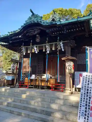 代々木八幡宮の本殿・本堂