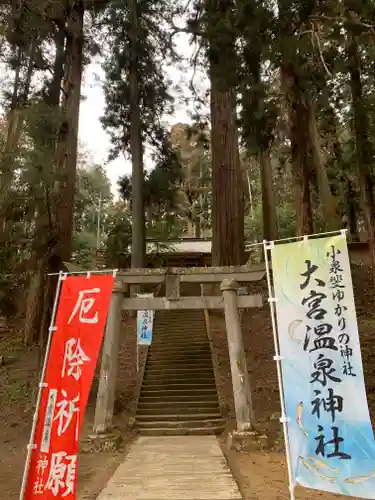 大宮温泉神社の鳥居