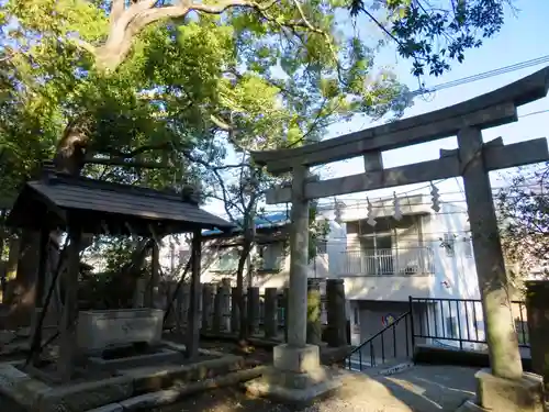 世田谷八幡宮の鳥居