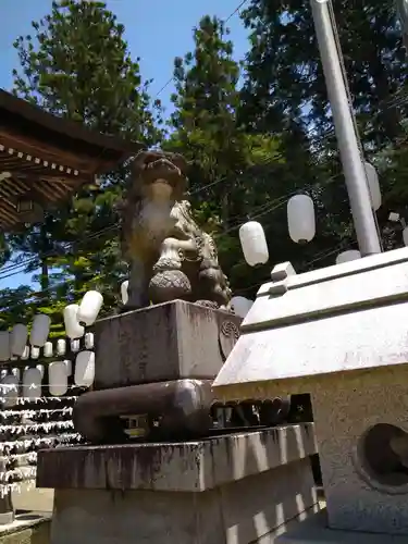 田村神社の狛犬