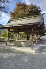 久津八幡宮の手水