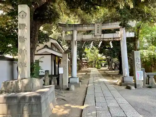 諏方神社の鳥居