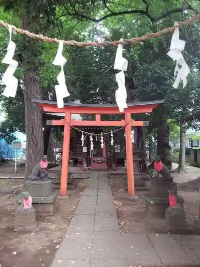松庵稲荷神社の鳥居