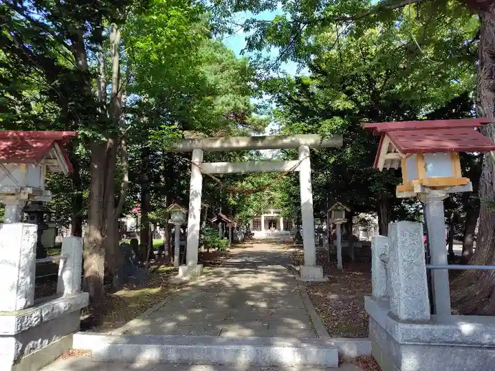 妹背牛神社の鳥居