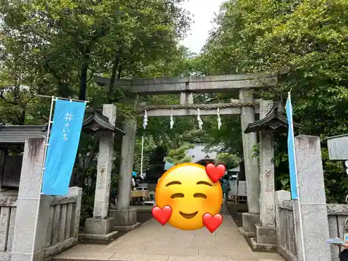 石神井氷川神社の鳥居