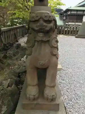 叶神社 (西叶神社)の狛犬