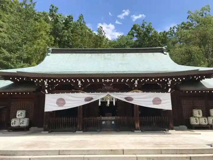 山梨縣護國神社の本殿・本堂