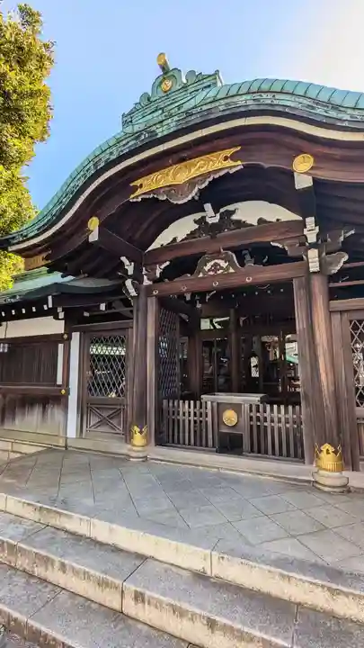 白金氷川神社の本殿・本堂
