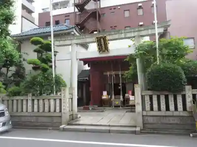 笠間稲荷神社 東京別社の鳥居