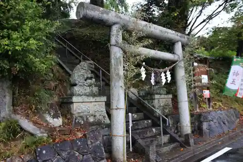 阿久津「田村神社」（郡山市阿久津町）旧社名：伊豆箱根三嶋三社の鳥居