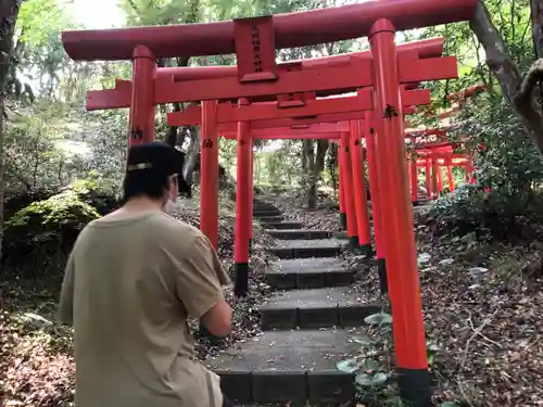 目の霊山　油山寺の鳥居