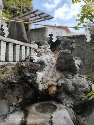 湯前神社の手水