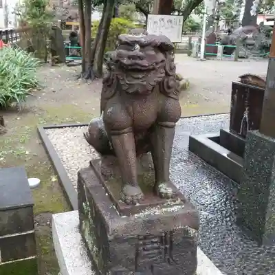 鮫州八幡神社の狛犬