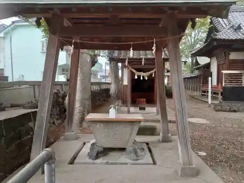 新町諏訪神社の手水