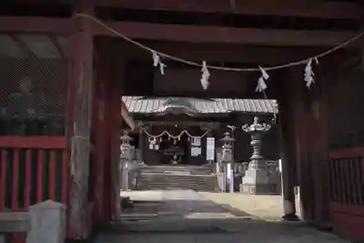 上野国一社八幡八幡宮の山門・神門