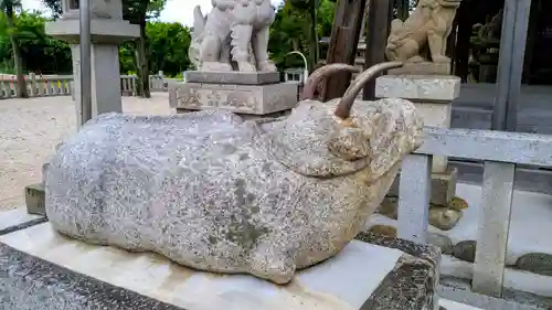 天神社（烏森天神社）の狛犬