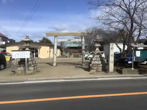 神明社の鳥居