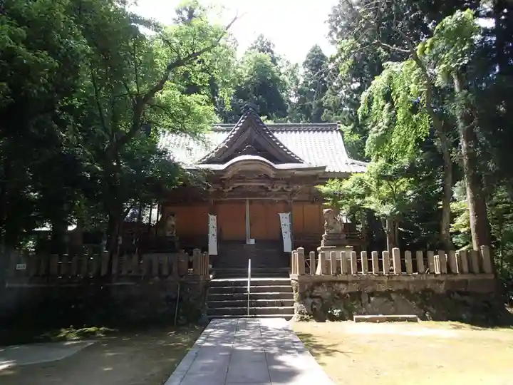 佐々牟志神社の本殿・本堂