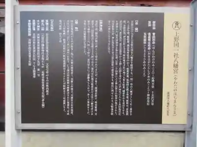 上野国一社八幡八幡宮の歴史