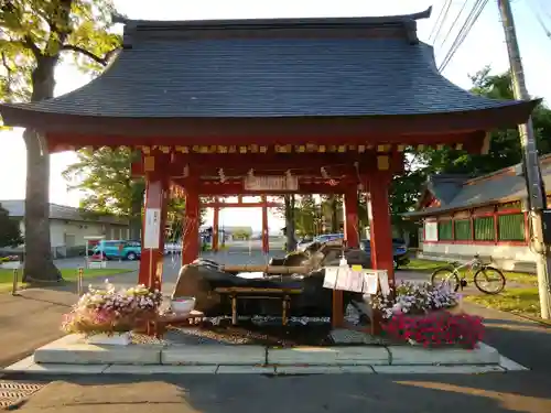 北海道護國神社の手水舎