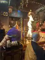 本日の光明真言護摩供にて