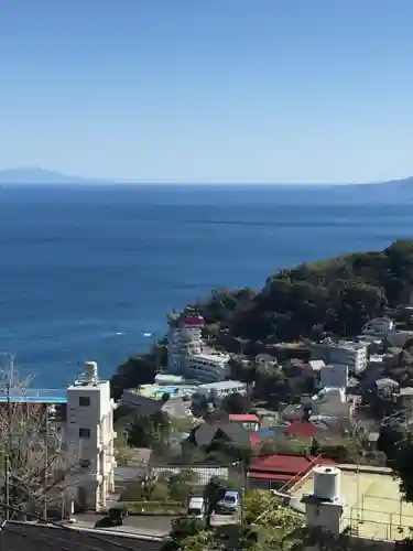 伊豆山神社の景色