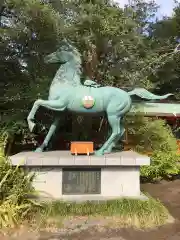 枚聞神社の像