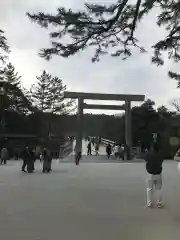 伊勢神宮内宮（皇大神宮）の鳥居