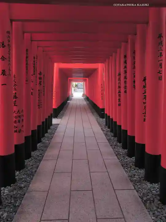 東京羽田 穴守稲荷神社の鳥居