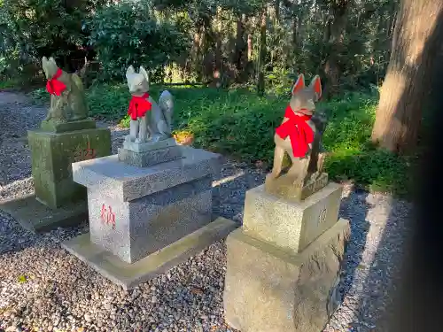 息栖神社の狛犬