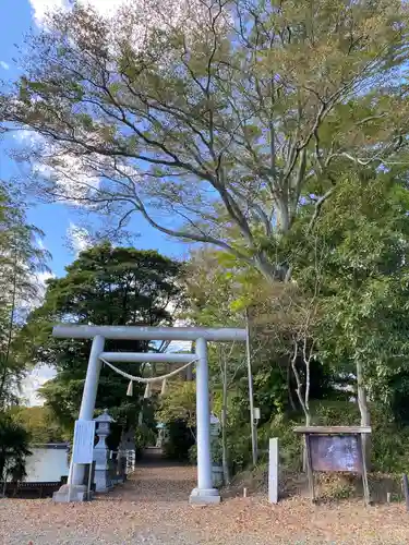 佐波波地祇神社の鳥居