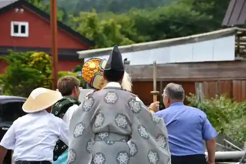 尻岸内八幡神社のお祭り
