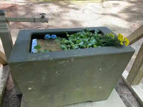 米川八幡神社の手水舎