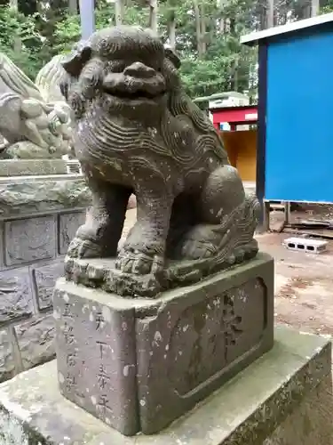 戸隠神社の狛犬