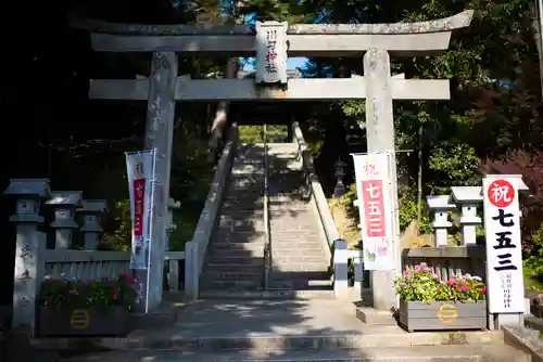 川勾神社の鳥居