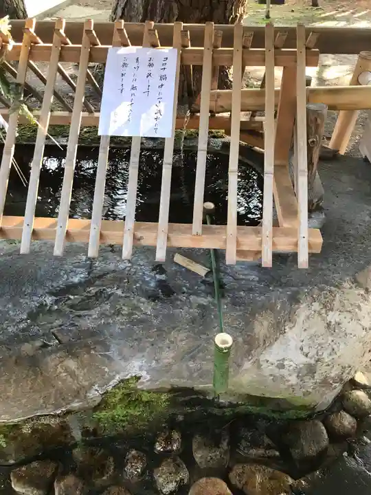 賣布神社の手水舎