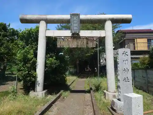 馬場氷川神社の鳥居