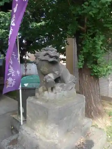 王子白髭神社の狛犬