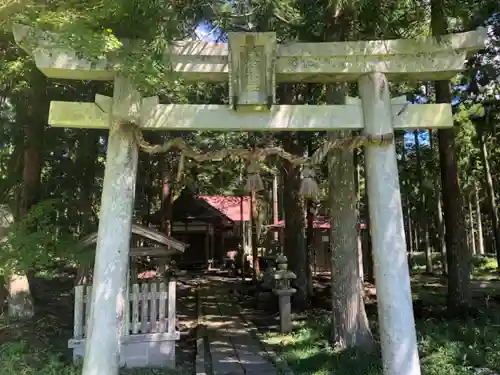 大森賀茂神社の鳥居