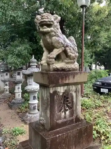 八田神明社の狛犬