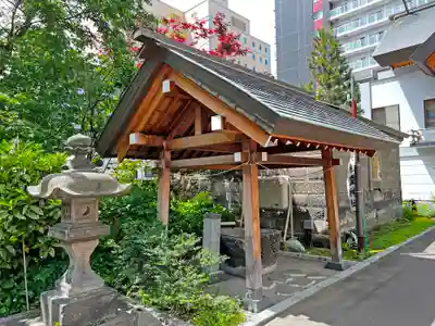 札幌祖霊神社の手水舎