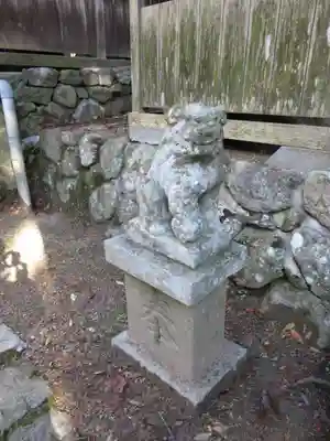 篠畑神社の狛犬