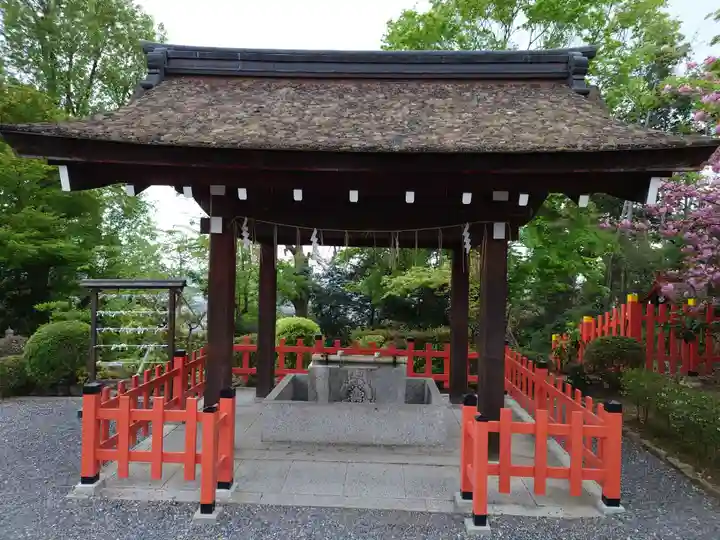 建勲神社の手水舎