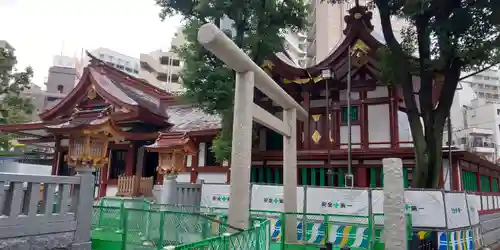 蒲田八幡神社の鳥居