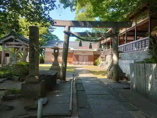 高皇神社の鳥居