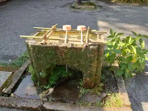 枚聞神社の手水舎