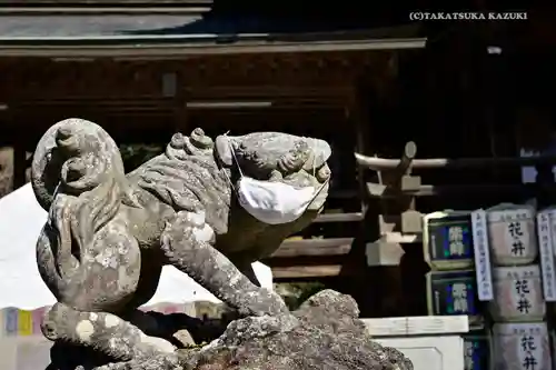 筑波山神社の狛犬