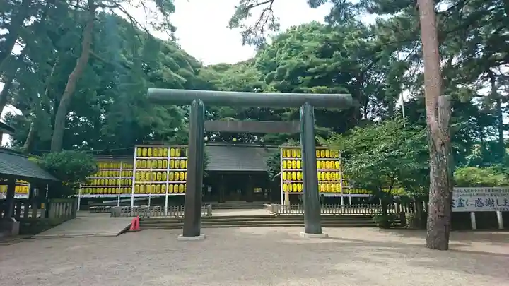埼玉縣護國神社の鳥居