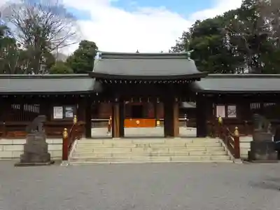 井草八幡宮の山門・神門