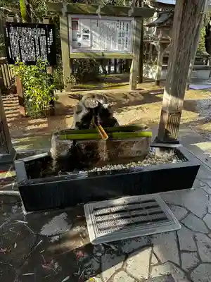 鳥屋神社の手水舎